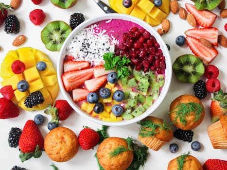 Healthy smoothie bowl
